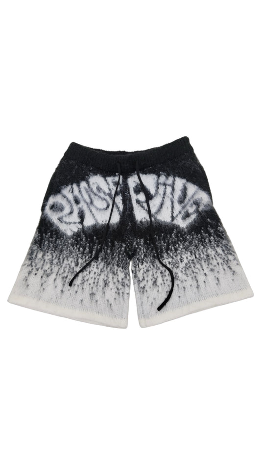 Mohair Logo Shorts